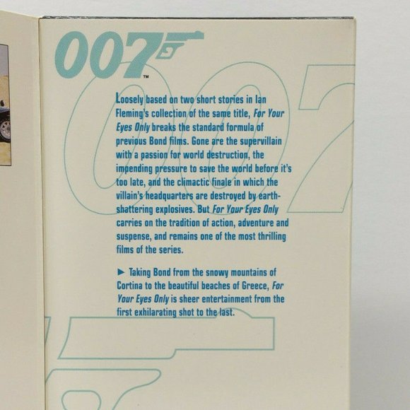 For Your Eyes Only (VHS, 1981) 4948E1M - Picture 10 of 14